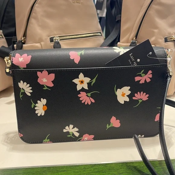 Kate Spade Madison Floral Waltz Flap Convertible Crossbody
Black Multi
NWT - Picture 6 of 16